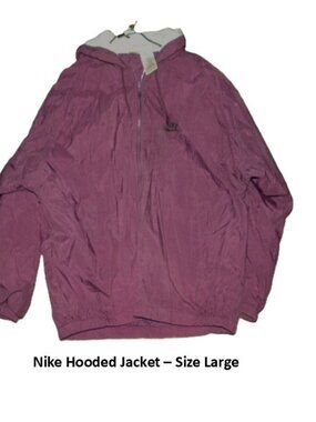 Men - Women Size Large - Hooded Lined Jacket by Nike